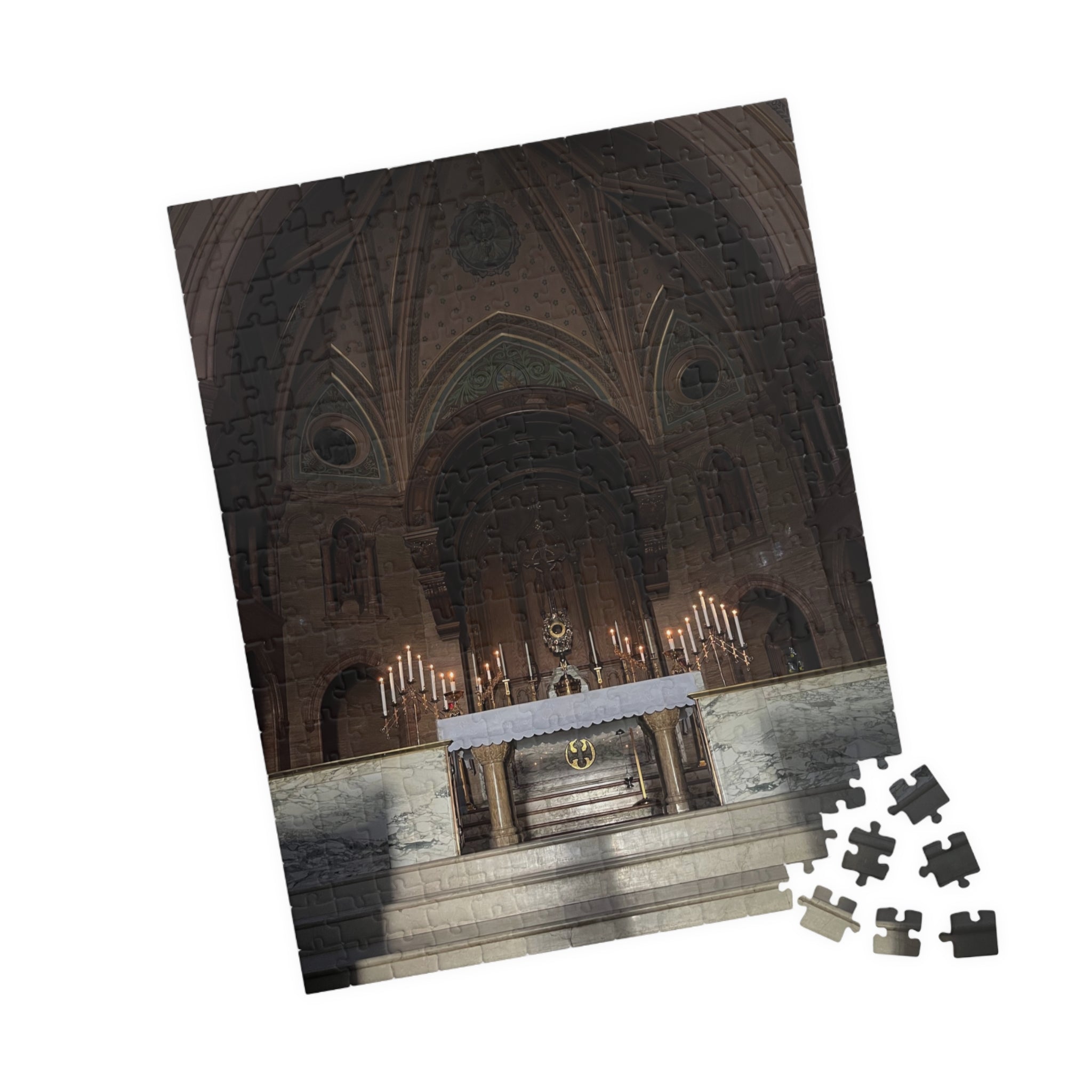 Holy Ghost Altar Photo Puzzle — Spiritual Architecture Jigsaw (252/520/1014 pcs)