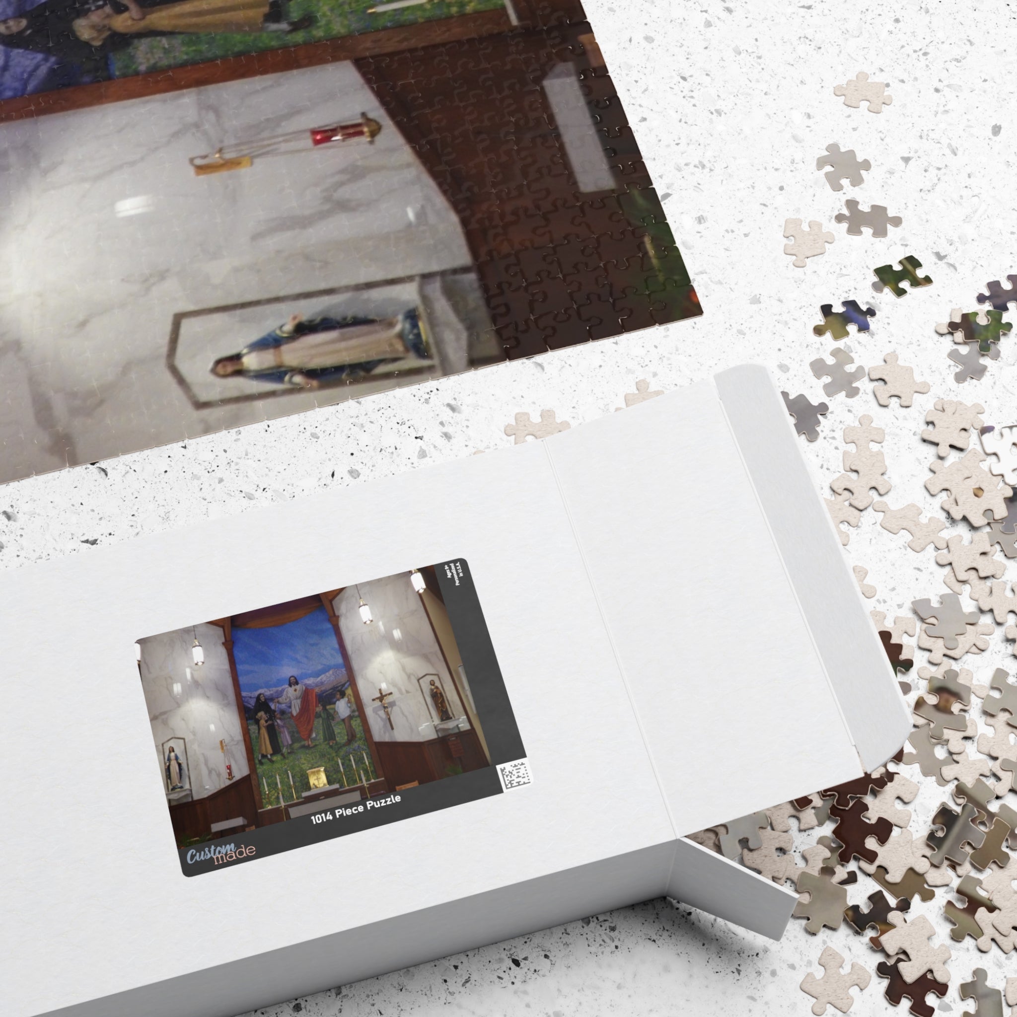 Shrine of Mother Cabrini Altar Puzzle — Religious Scenic Jigsaw (252–1014 pcs)