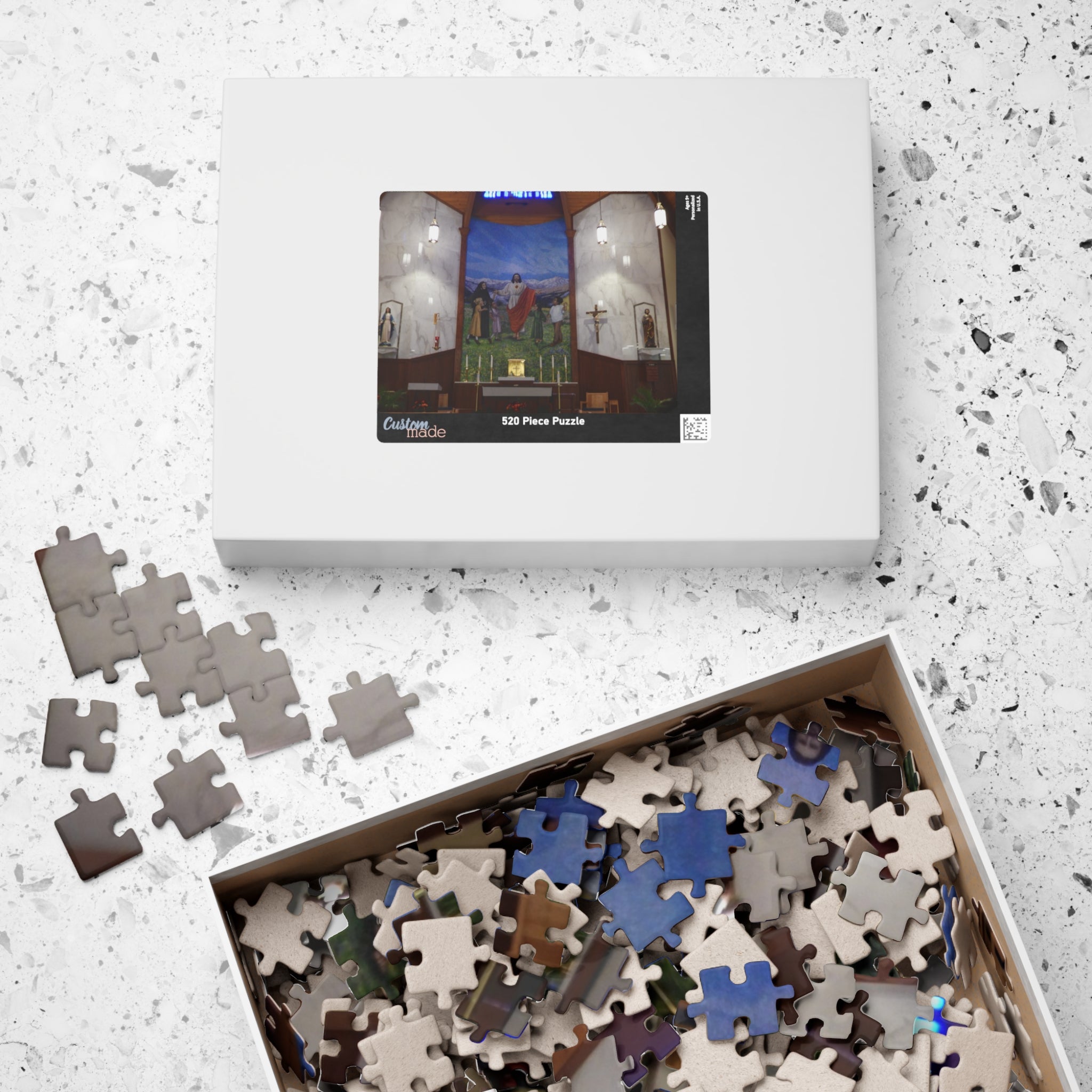 Shrine of Mother Cabrini Altar Puzzle — Religious Scenic Jigsaw (252–1014 pcs)