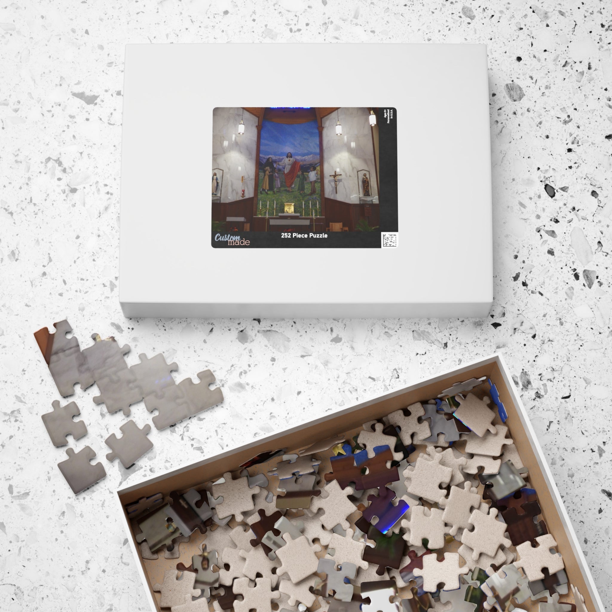 Shrine of Mother Cabrini Altar Puzzle — Religious Scenic Jigsaw (252–1014 pcs)