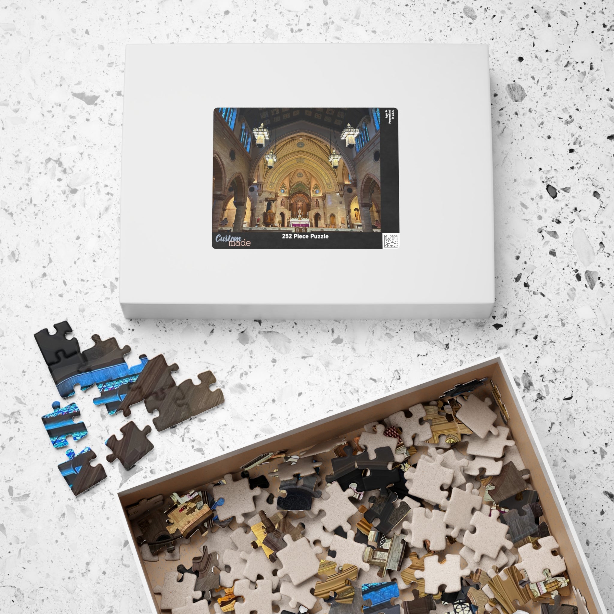 Holy Ghost parish Interior Jigsaw Puzzle — Intricate Church Architecture Puzzle (110/252/520/1014 pcs)