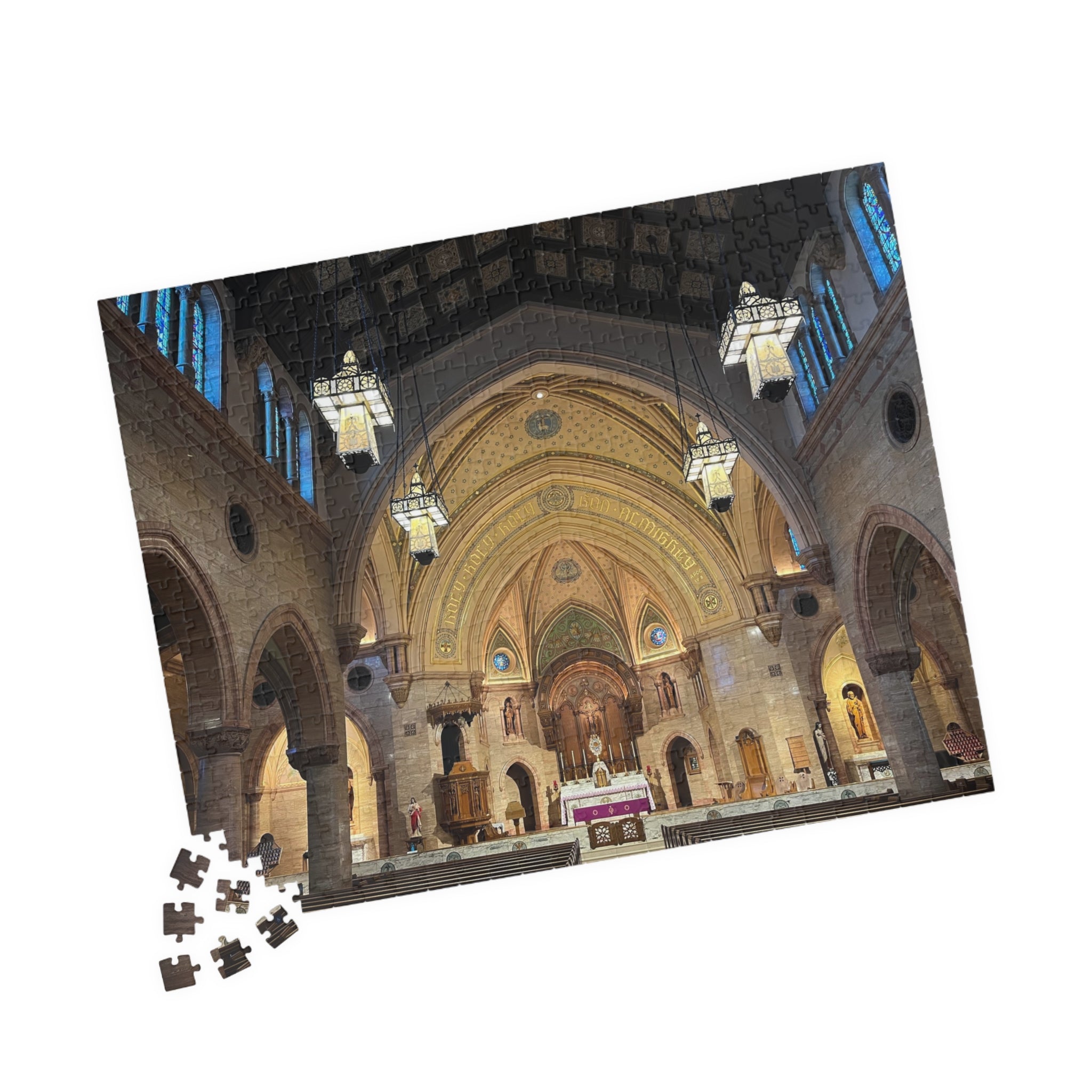 Holy Ghost parish Interior Jigsaw Puzzle — Intricate Church Architecture Puzzle (110/252/520/1014 pcs)