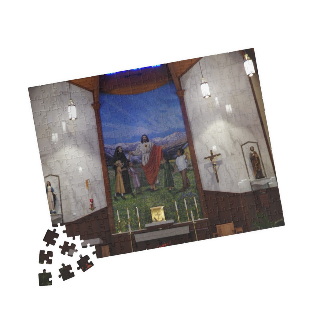 Shrine of Mother Cabrini Altar Puzzle — Religious Scenic Jigsaw (252–1014 pcs)