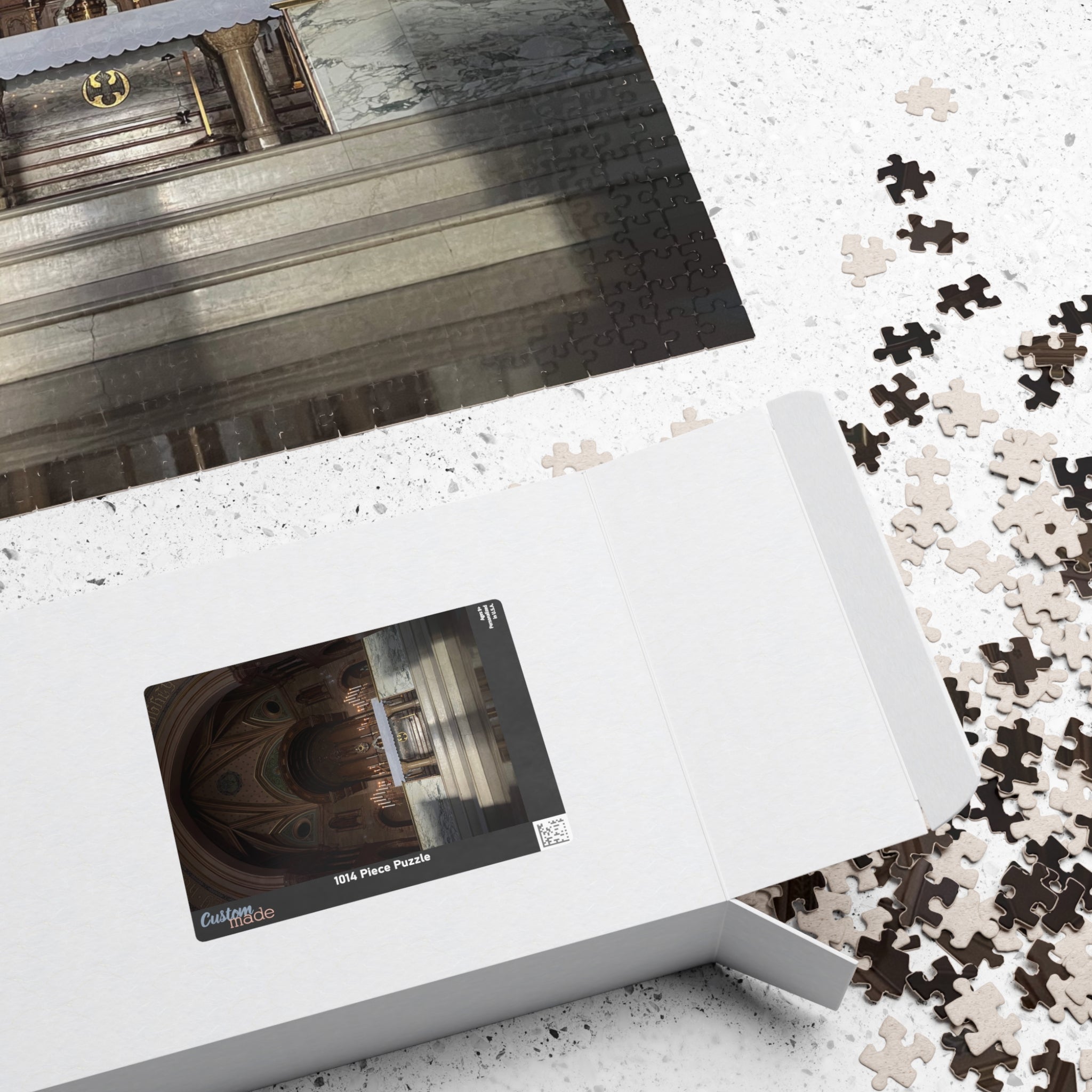 Holy Ghost Altar Photo Puzzle — Spiritual Architecture Jigsaw (252/520/1014 pcs)