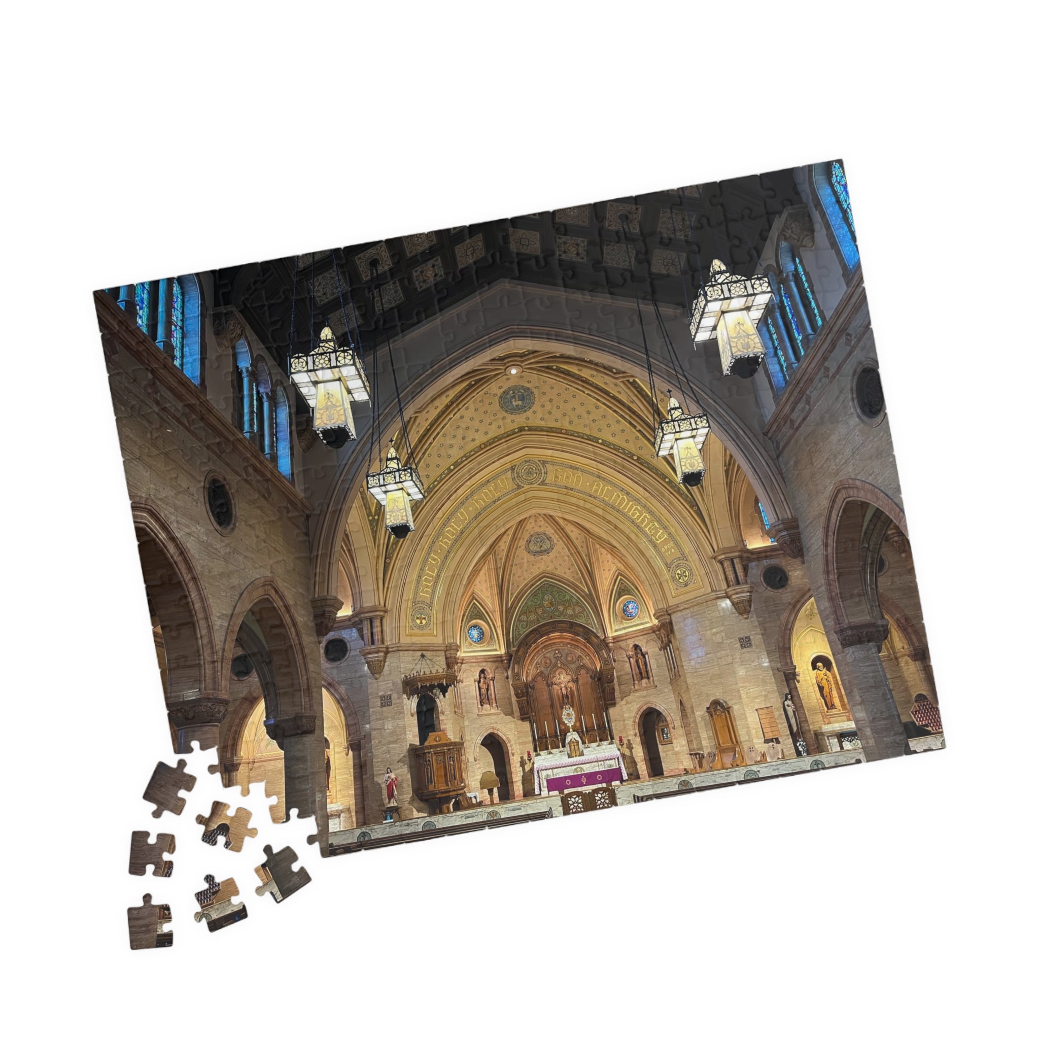 Holy Ghost parish Interior Jigsaw Puzzle — Intricate Church Architecture Puzzle (110/252/520/1014 pcs)