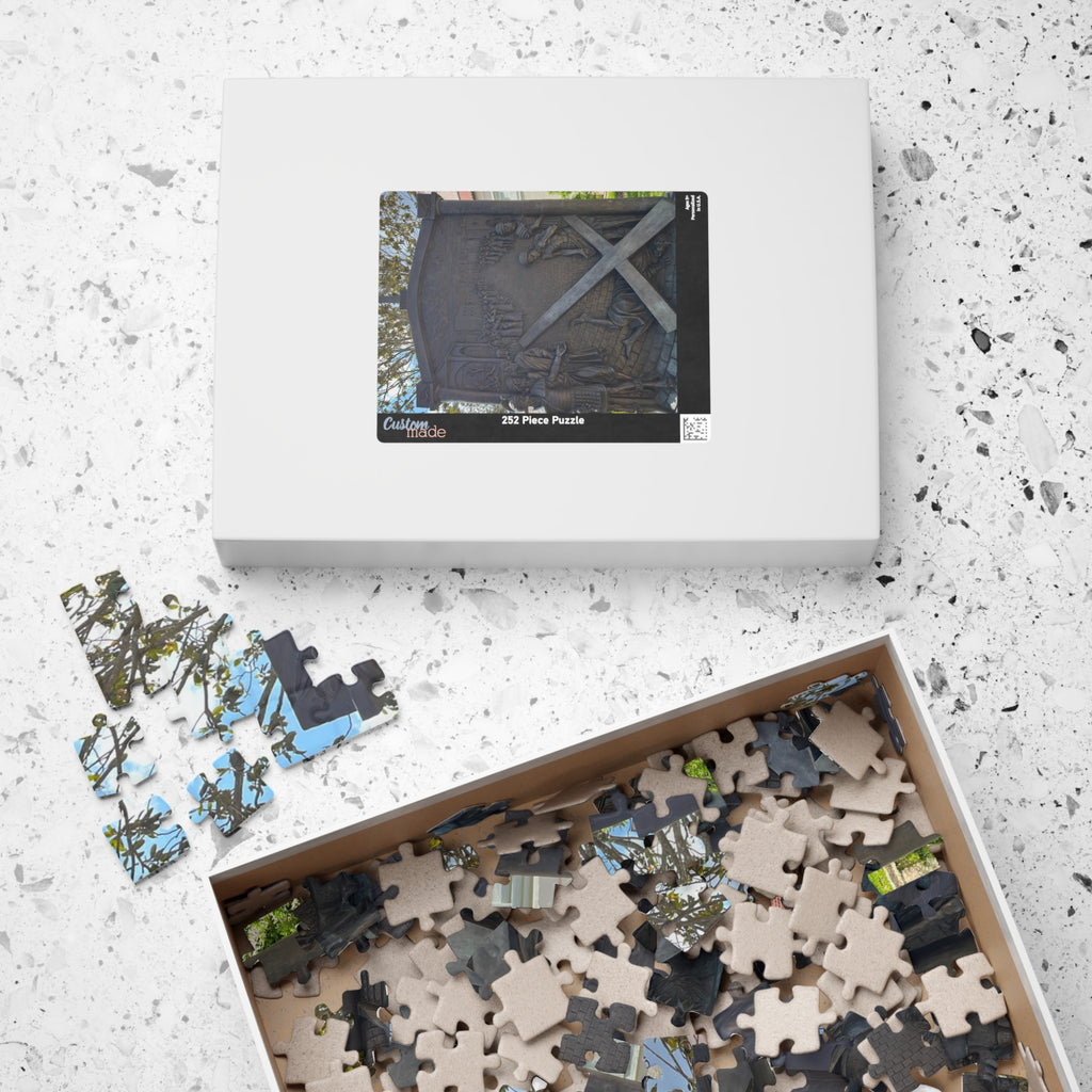 The Third Station of the Cross Puzzle, Where Jesus Falls the First Time — 520/252/1014-Piece Faith Jigsaw