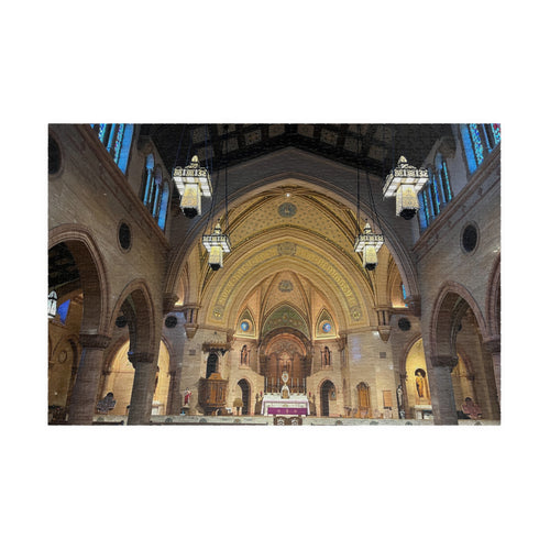 Cathedral Interior Jigsaw Puzzle — Scenic Church Architecture Puzzle (520/1014 pcs)