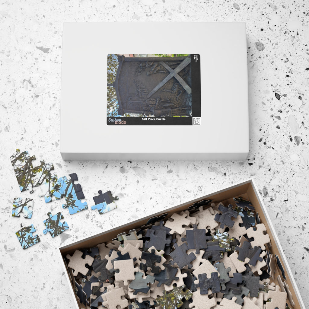 The Third Station of the Cross Puzzle, Where Jesus Falls the First Time — 520/252/1014-Piece Faith Jigsaw